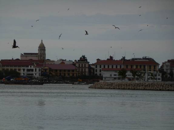 O Casco Antiguo na Cidade do Panamá, a capital do país